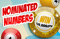 Nominated Numbers – Win a share of 50,000jps!